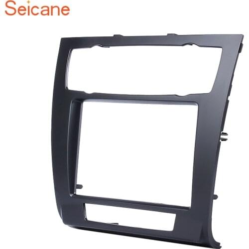 Seicane OEM 173*98mm Car Radio Fascia Stereo Trim Panel for 2007 BMW 1 Series E81 DVD Player Face Plate Installation Frame Kit