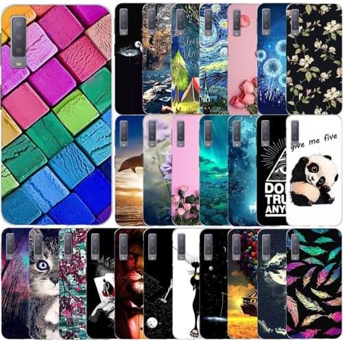Case for Samsung Galaxy A7 2018 Case Cover Silicone Phone Case for Samsung A7 2018 Cover Case for Samsung Galaxy A7 2018 Coque