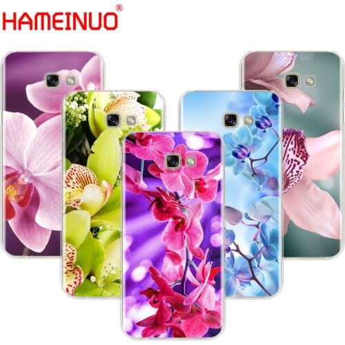 HAMEINUO Desktop wallpapers free orchids cell phone case cover for Samsung Galaxy A3 A310 A5 A510 A7 A8 A9 2016 2017 2018