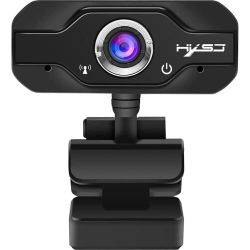 HD Webcam Mini Computer PC WebCamera USB Driver-Free Built-In Dual Microphones for Live Broadcast Video Calling Conference Work