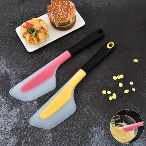 Baking Tools Spatula Translucent Mini Silicone Baking Spatula Cream Heat-Resistant Kitchen Utensils Scraper Decorator