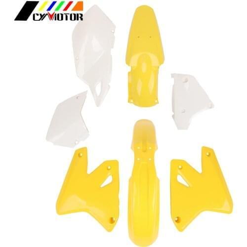 For Suzuki DRZ400 DRZ 400 DR400Z Off Road Pit Dirt Bike Motorcycle Plastic Kit Front Rear Fender Side Plates