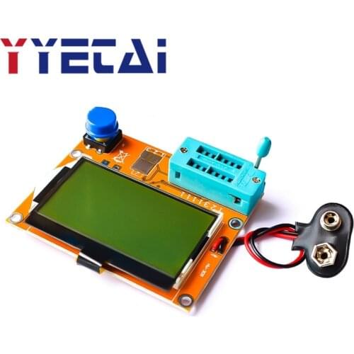 LCR-T4 Graphical Transistor Tester Resistance Capacitance ESR SCR LCD Display DD