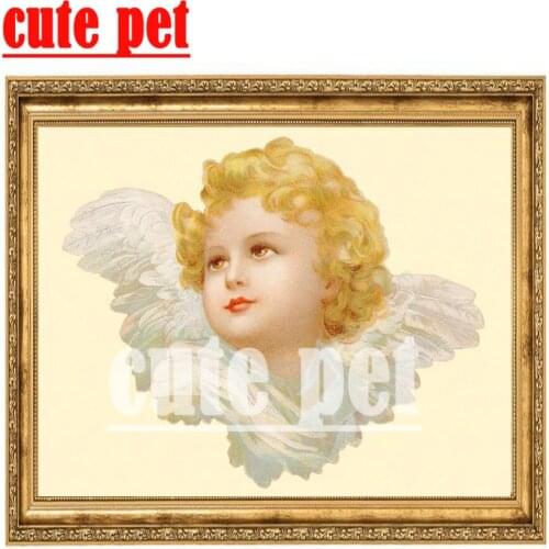 DIY Angel Child 5D Diamond full Round square Diamond Painting Mosaic DIY Cross Stitch Kit Diamonds Embroidery Painting