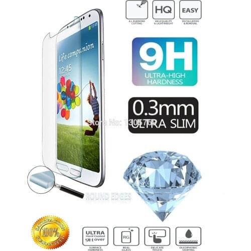 Wholesale 100pcs/lot 0.3mm 9H Screen Protector Tempered Glass For Samsung Galaxy S7 S6 Edge S5 S4 S3 S4mini S5mini Z3 A9