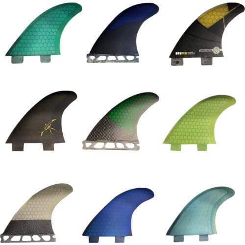 Carbon Fiberglass Honey Comb Future Base Surfboard Fins Twin Surf Fins