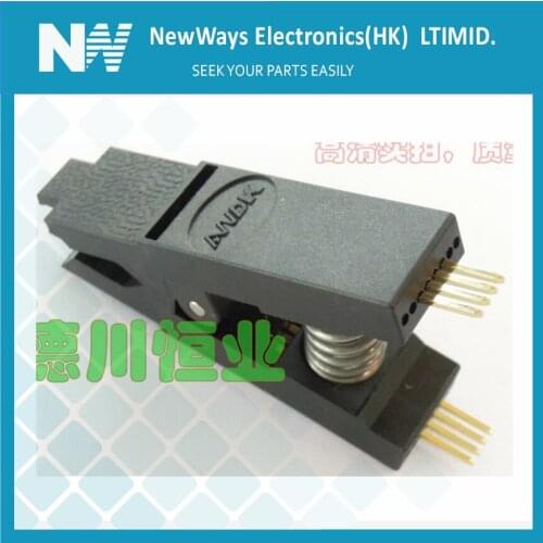 Ic Socket Spi Bios Flash Test Burn Down The Free Clip Sop8 24C 93C 25Lf Online Programming Programmer Adapter