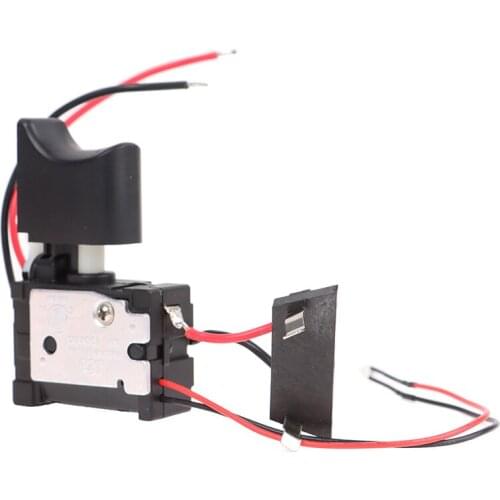 Electric Drill Dustproof Speed Control Push Button Trigger Switch DC 7.2-24V