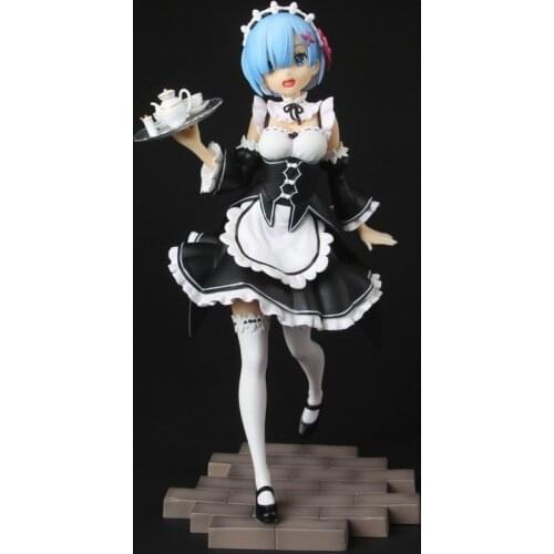 Re:Life in a different world from Zero Rem Action Figure 1/8 scale painted figure Servant Girl Ver. Rem PVC figure Toy Anime