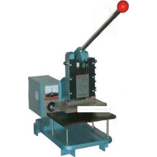 ZK-160 Manual Bronzing Machine for PVC Card Leather Paper/ Business Card/ Indentation/ Leather Stamping Machine 110V/ 220V 500W