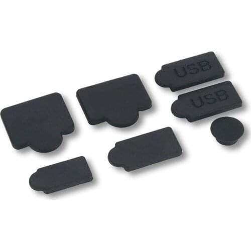 Silicone Anti-Dust Plugs Lan Type-C USB Dock Case DustProof Protector Cap for Sony PS5 Console Dust Plug Cover Host Accessories