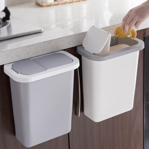 Modern kitchens can hang trash can cabinet doors for household garbage sorting with sorting and deodorizing covers LB93008