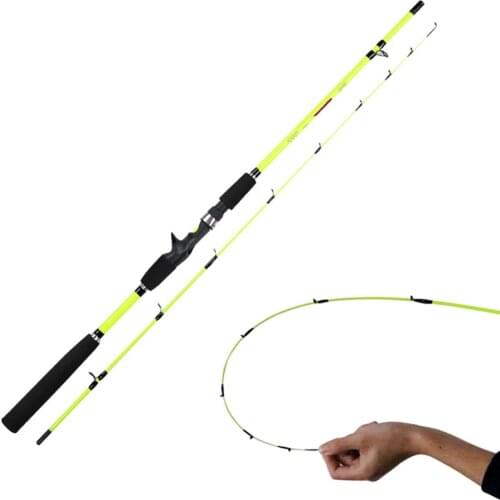 2020 Super Hard Fishing Rod 1.6m 1.8m 2.1m 2.4m 2 Section High Sensitive Carbon Fishing Spinning Casting Rod Lure Weight 7-30g