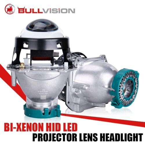 60W Bi LED Lenses 3.0 Inches Angel Eyes Hella 3R G5 Projector LED Lens Kit In Headlight DIY Car Styling Retrofit Accessories