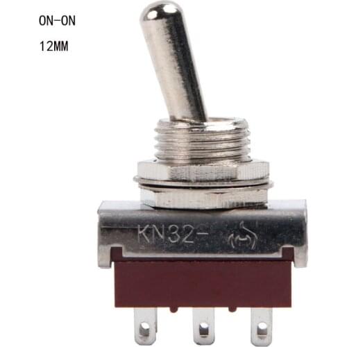Toggle Switch DPDT Red 6 Pin ON-ON 10A/125V 5A/250V CQC UL ROHS Silver Point New Free Shippng Toggle Switch