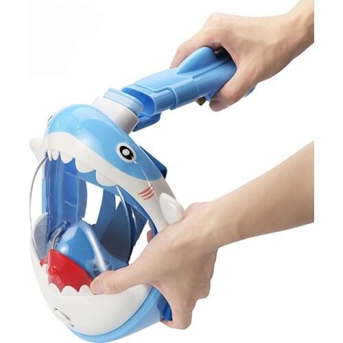 High quality kids diving mask underwater scuba child full face snorkel mask