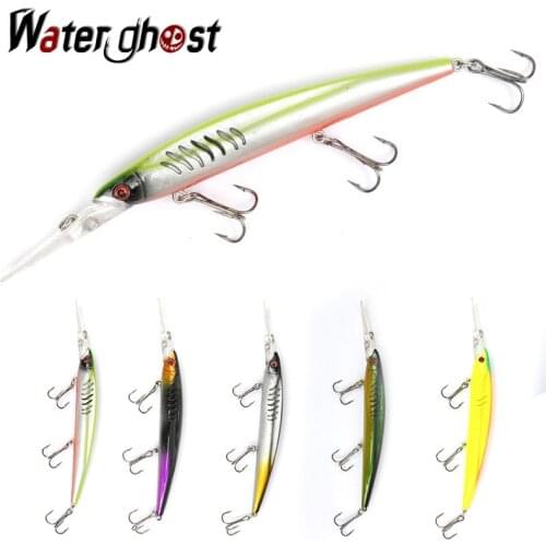 1Pcs / ABS Plastic Simulated Fishing Bait 15CM / 15g Three Hook Strong Freshwater Seawater Universal Fishing Gear