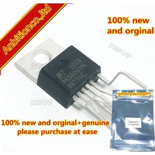 10pcs 100% new original PKS606YN PeakSwitch Family Enhanced, Energy-Efficient, Off-Line Switcher IC With Super Peak Po in stock