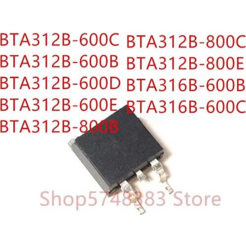 10PCS BTA312B-600C BTA312B-600B BTA312B-600D BTA312B-600E BTA312B-800B BTA312B-800C BTA312B-800E BTA316B-600B BTA316B-600C