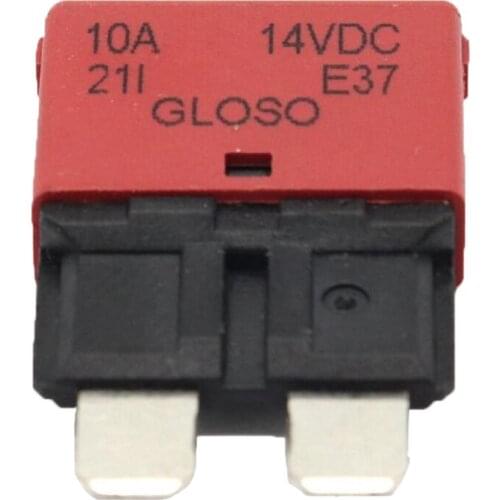 10A Fuse Circuit Breaker Automatic Reset Trip Function In Blade Fuse Housing