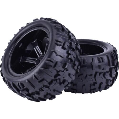 2Pcs ZD Racing 150mm Wheel Rim and Tires 17mm Hex Hub for 1/8 Monster Bigfoot Truck Traxxas HSP Off Road HPI RC Car Accessories