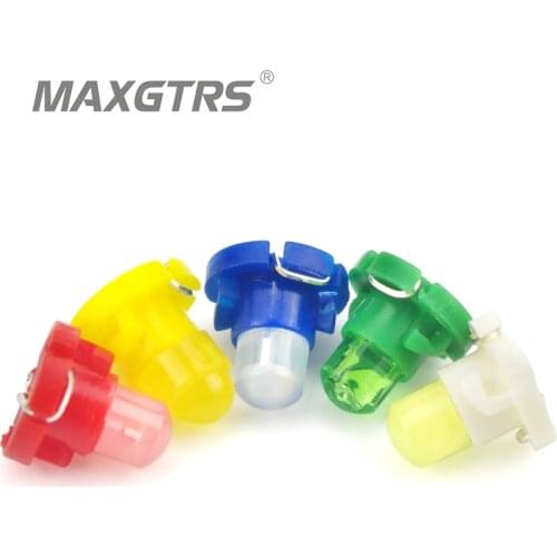 20x T4.2 COB LED Round Car Gauge SMD led Gauge Speedo Dashboard Dash Side Light Bulb Instrument Lights White Ice Blue 12V