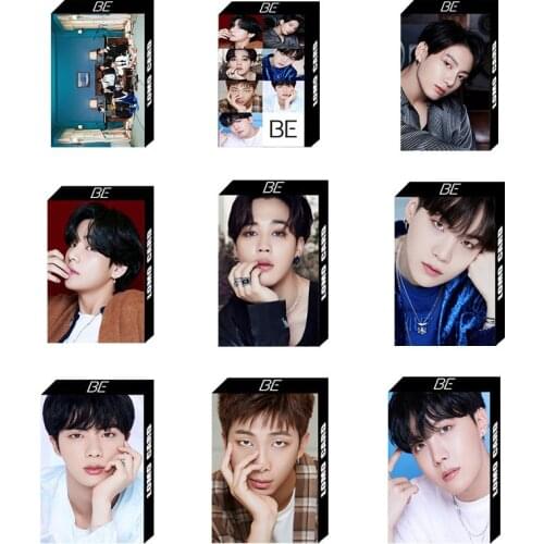 30 pcs/pack Bangtan Boys New Album BE LOMO Cards KPOP Photocards Fans Collection JIMIN JUNG KOOK SUGA V RM JIN JHOPE