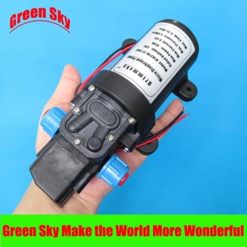 130PSI 5.5l/min 12v dc 80w automatic pressure switch type with cooling fan pressure micro diaphragm water pump