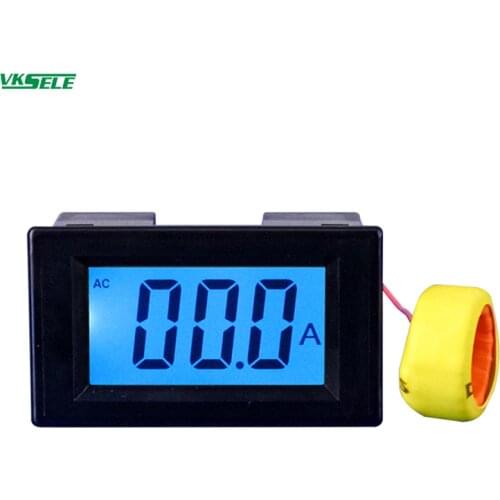 D85-240T AC Ammeter LED LCD Digital Display Head Small Ammeter D85-240T