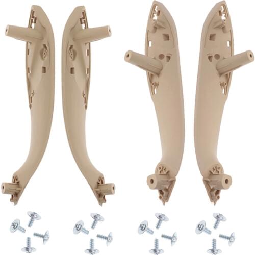 For BMW 3 series E90 E91 316 318 320 325 328 Beige Black Left Right Inner Door Handle 2010-2017 Auto Interior Supplies