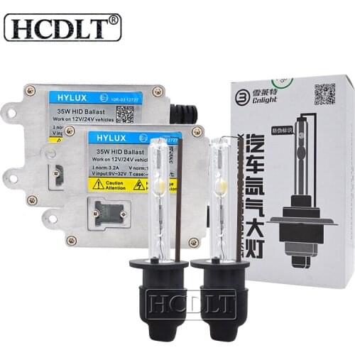 HCDLT AC 35W Fast Bright Cnlight H7 D2H Xenon HID Kit H1 H3 H11 HB3 HB4 4300K 5000K 6000K Hylux A2088 Ballast Cnlight Xenon Lamp