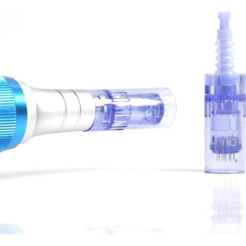 Aiguille microneedling needles Round Nano Pin Needle Cartridge Electric Auto Microneedle Derma Pen Tip Nutrition Input for MESO