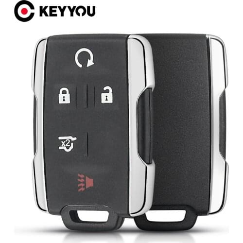 KEYYOU 2+1 3+1 4+1 5+1 3 4 5 6 Buttons Smart Remote Key Shell For Chevrolet Silverado 1500 2500 3500 Sierra