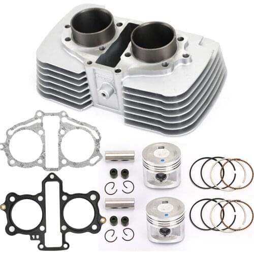 Artudatech Engine Cylinder Piston Ring Gasket Kit Fit for Honda Rebel CA 250 CMX 250 1996-2015 12251-KBG-671 Motor Accessories