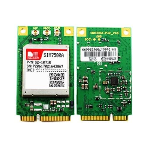 SIMCOM SIM7500A MINI PCIE LTE Cat-1 LTE-FDD/HSPA+/UMTS/EDGE/GPRS/GSM Module for North America LTE-FDD B2/B4/B12 UMTS/HSPA+ B2/B5
