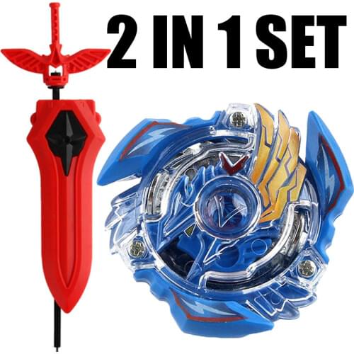 Victory Valkyrie / Valtryek Burst Spinning Top Starter Set w/ Launcher B-34 Toy Kids With Sword Launcher