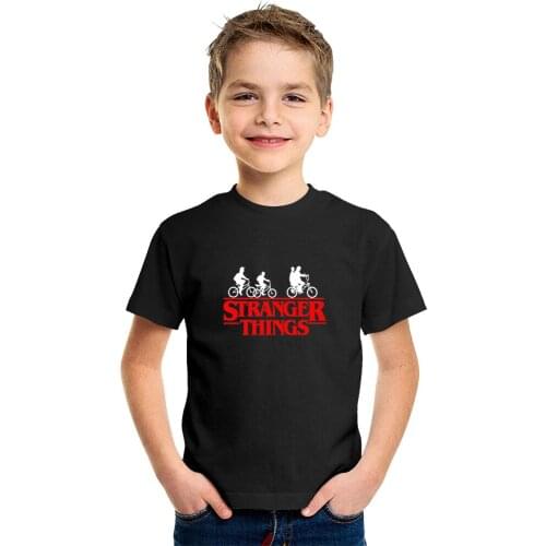 Stranger Things 3 Boys Girls Short Sleeve T-shirt Summer Childrens Clothing Men Women Family T Shirt Tees Cotton Baby Clothes
