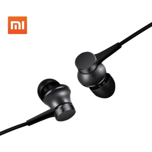 Original Xiaomi Earphone In -ear Earphones Piston Fresh Version with Mic For Mobile Phone huawei samsung redmi 10x note 9 3.5mm
