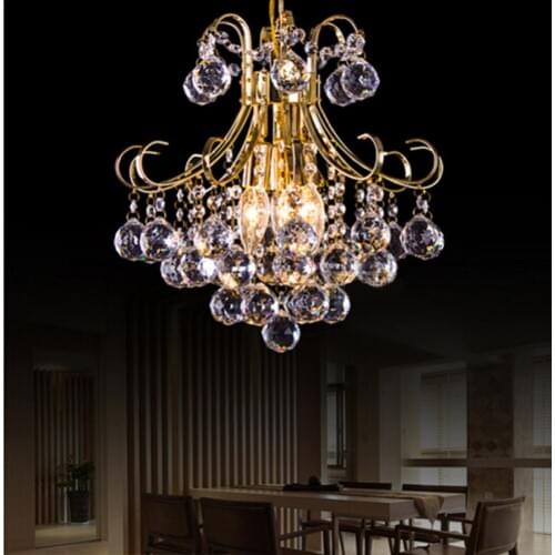 Luxury Crystal Chandelier Crystal Lamp k9 crystal pendent light mordern fashion bedroom living room droplight for bedroom