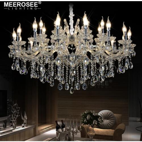 Luxurious Crystal Chandelier Light Fixture Crystal Lamp for Foyer Restaurant Project Maria Theresa Lamp Hanging Indoor Lighting
