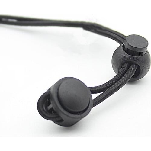 100pcs High17.7mm* Width15mm Shock Cord Rope Stopper Lock End Toggle Buckle and Metal Spring