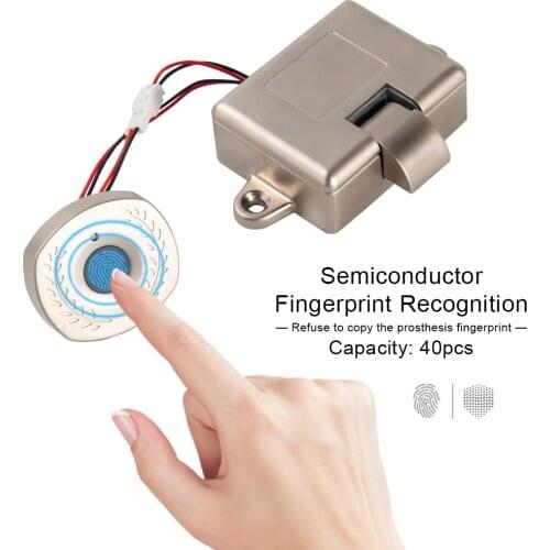 YOHEEN High Quality Zinc Alloy Electronic Smart Fingerprint Drawer Locker Cabinet Lock for Office Home Gym