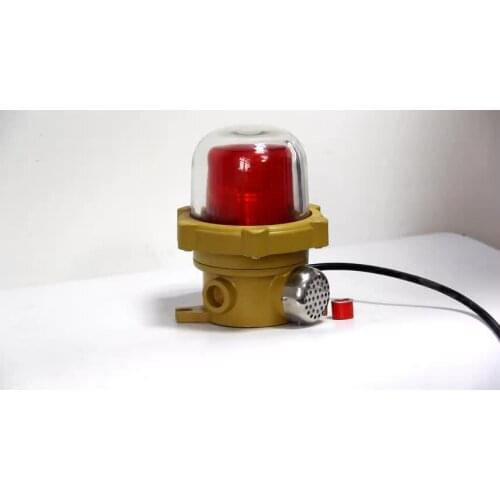 ATEX ip65 audible and visual manufacture explosion proof light siren 90db 120db180db