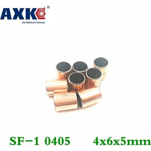 0405 Axk 50pcs Sf-1 Self Lubricating Composite Bearing Bushing Sleeve Free Shipping Sf1 4x6x5 Mm