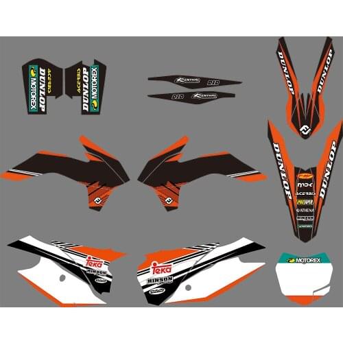 0478 Motorcycle Team Graphic & Backgrounds Decal Stiker Kits for KTM SX XC 125 200 250 300 350 450 450F 2013 2014 2015