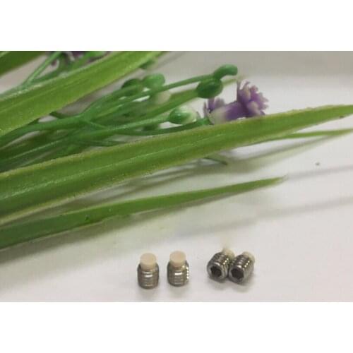10pcs M3 stainless steel Allen glue head set grup screw PEEK nylon high temperature heat resistance bolt 3mm-16mm long