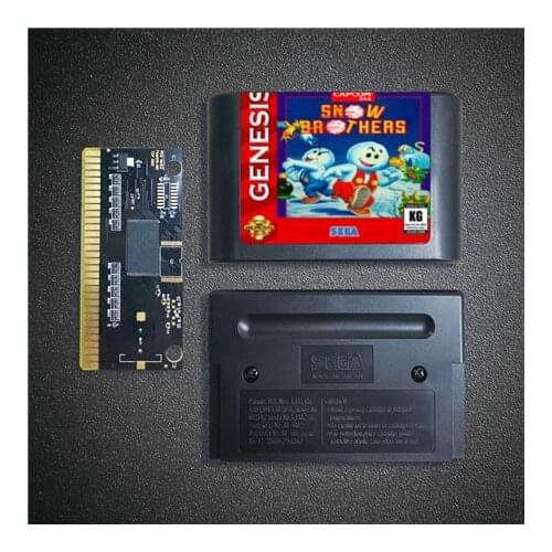 Snow Brothers - 16 Bit MD Game Card for Sega Megadrive Genesis Video Game Console Cartridge