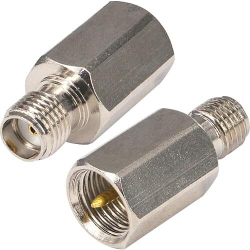 2 Pieces Straight SMA-FME Adapter SMA Female Jack to FME Male Plug RF connector