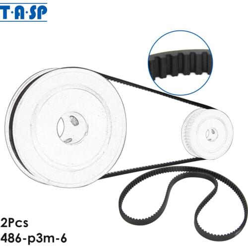 2pcs Bread Machine Belt Bread Maker Spare Parts 486-P3M-6V for Kenwood KW634710 Ariete 1794 Robomix Kitchen Appliance Accessorie