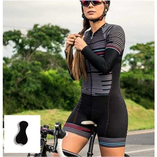 2021 Wholesale Custom Breathable Sublimation Spandex Triathlon Clothing Women Triathlon Suits , Womens Triathlon Cycling Suits